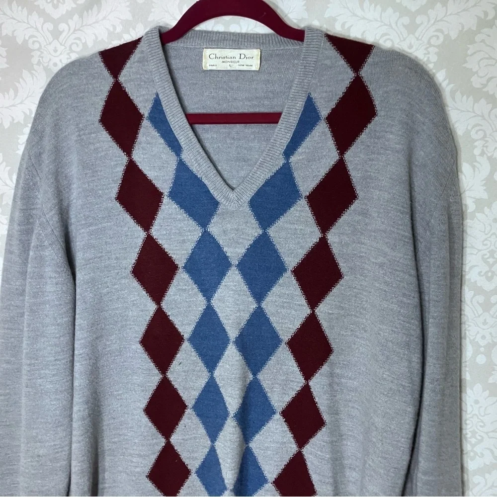 Vintage Christian Dior “Monsieur”  Sweater L